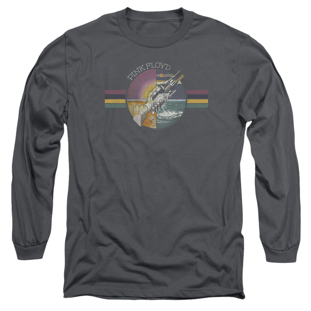 Pink Floyd Welcome To The Machine Men's Long Sleeve T-Shirt Men's Long Sleeve T-Shirt Pink Floyd