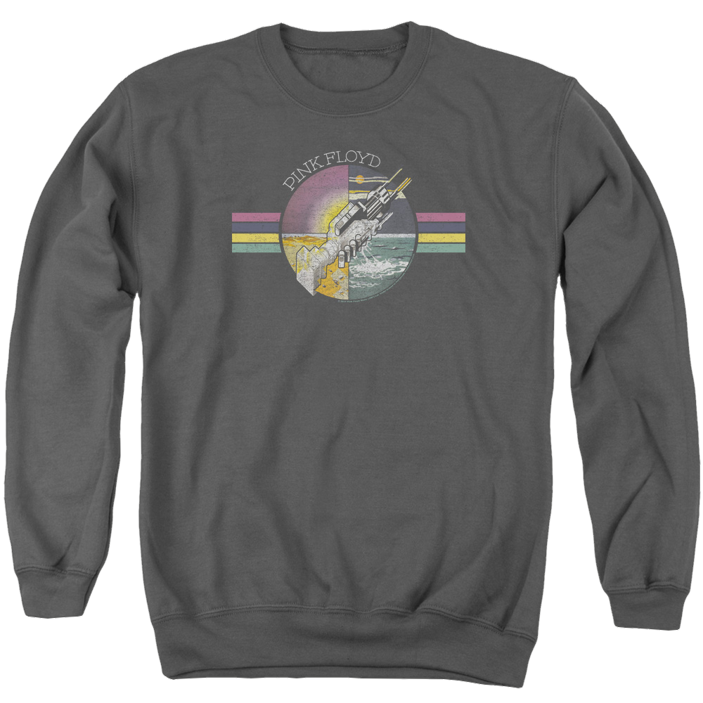 Pink Floyd Welcome To The Machine Men's Crewneck Sweatshirt Men's Crewneck Sweatshirt Pink Floyd