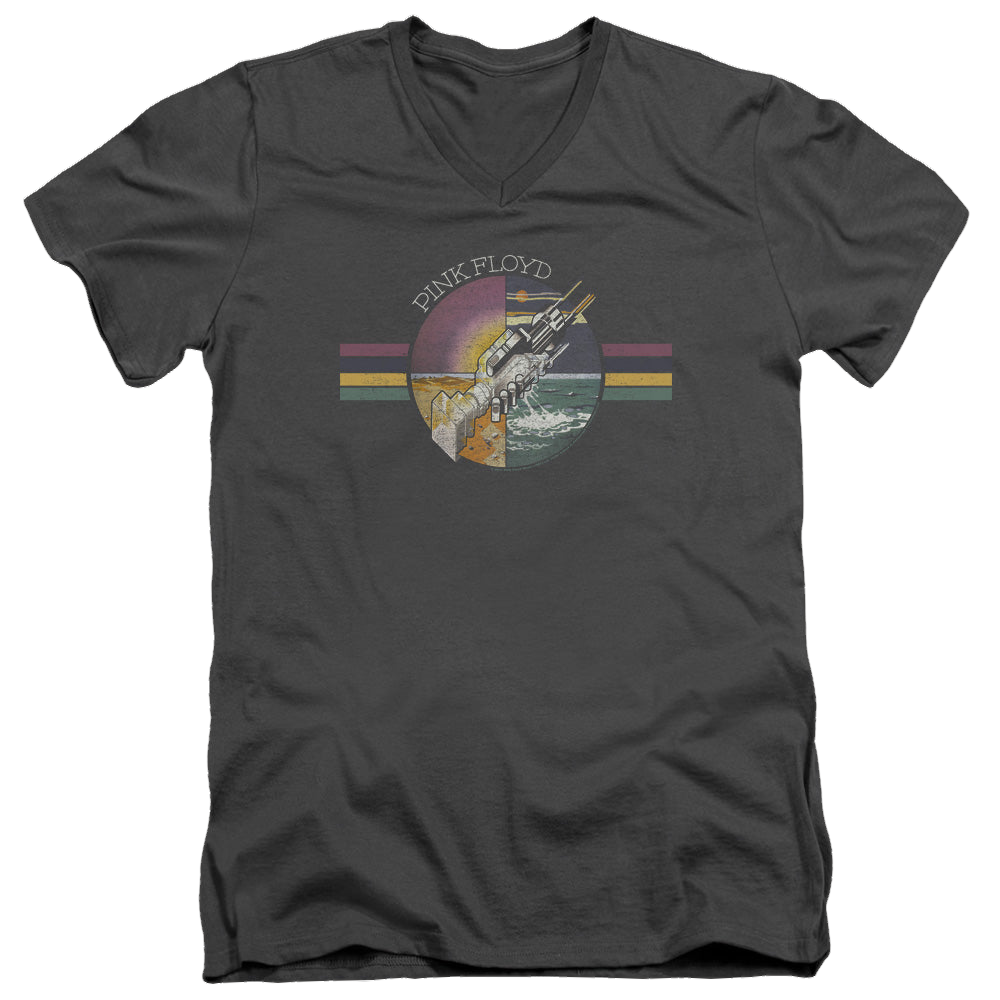 Pink Floyd Welcome To The Machine - Men's V-Neck T-Shirt Men's V-Neck T-Shirt Pink Floyd