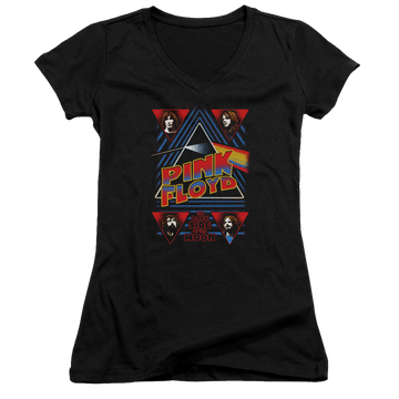 Pink Floyd Dark Side - Juniors V-Neck T-Shirt Juniors V-Neck T-Shirt Pink Floyd