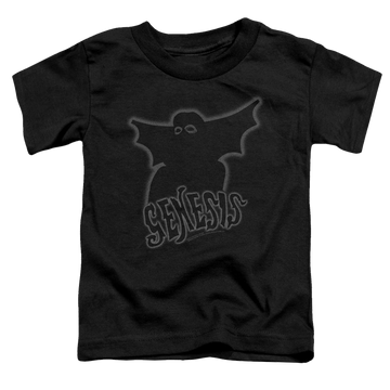 Black toddler t-shirt with Genesis Watcher Of The Skies graphic