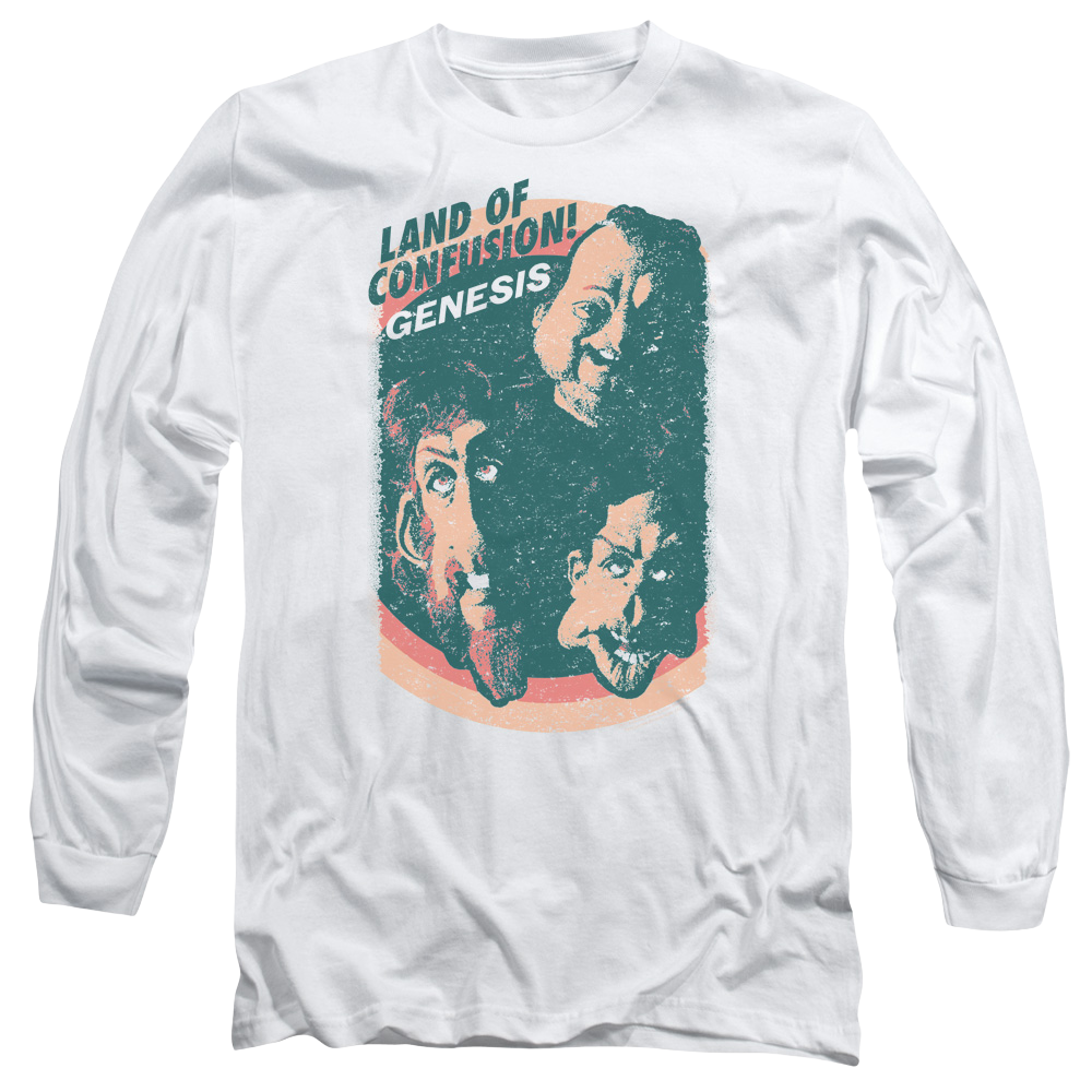 Genesis Land Of Confusion - Men's Long Sleeve T-Shirt Men's Long Sleeve T-Shirt Genesis