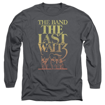 Charcoal men's long sleeve t-shirt with The Band The Last Waltz graphic