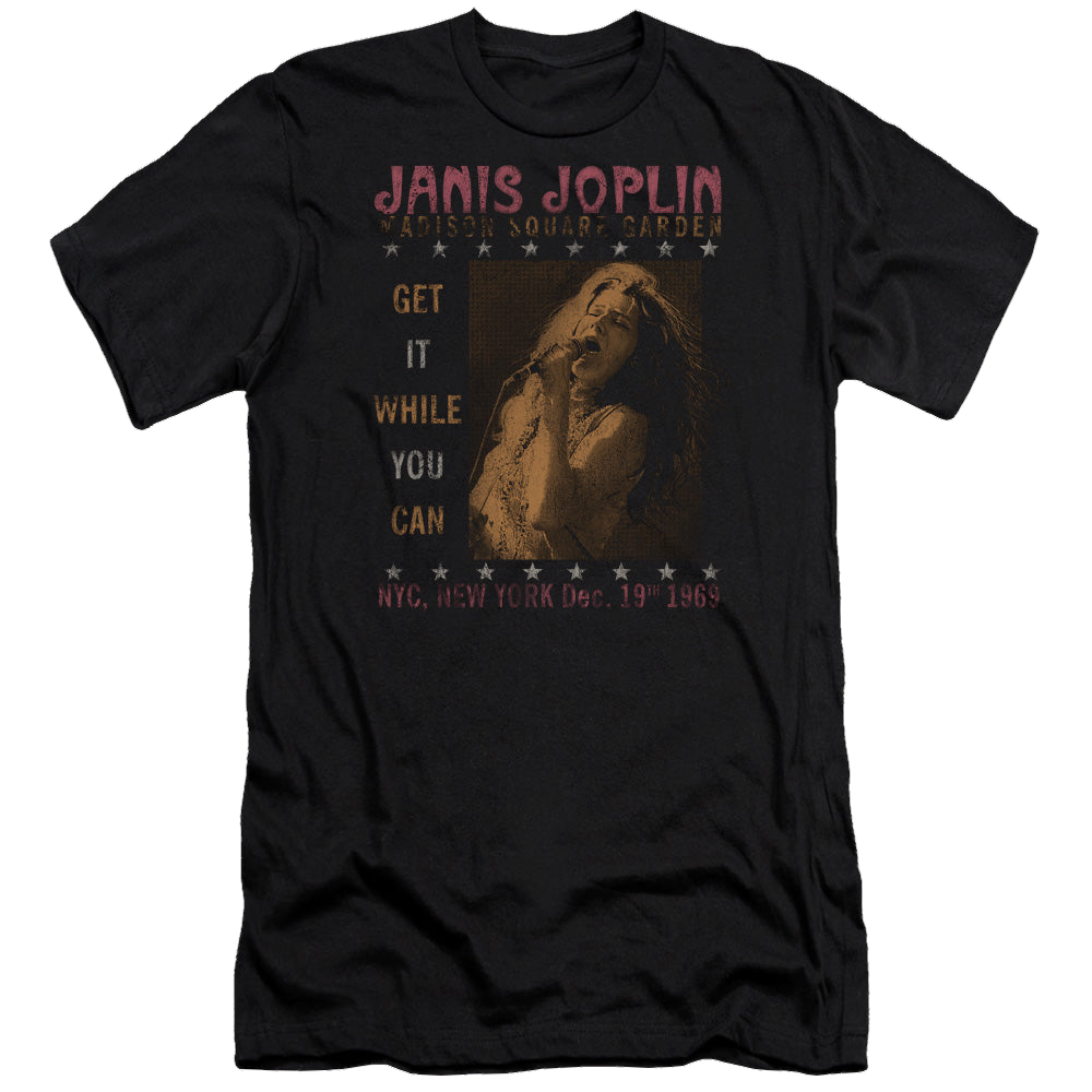 Janis Joplin One Night Only - Men's Premium Slim Fit T-Shirt Men's Premium Slim Fit T-Shirt Janis Joplin