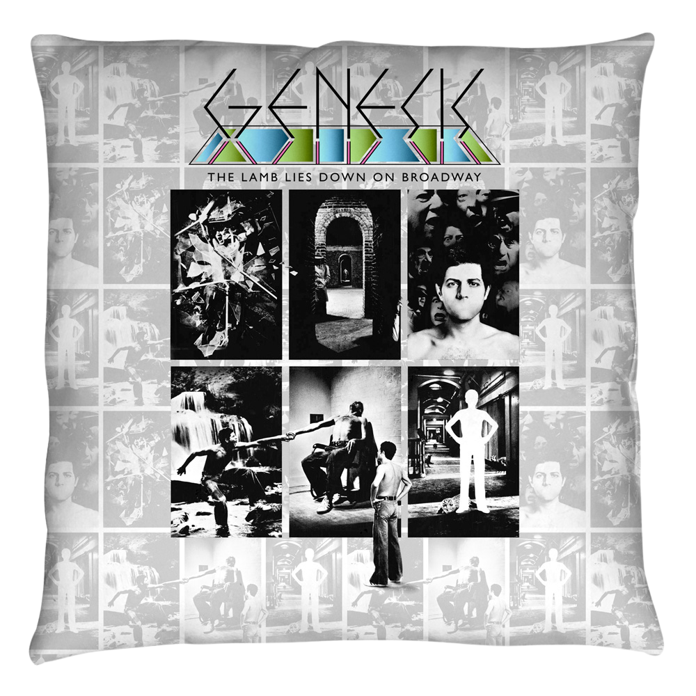 Genesis Lamb Lies Down On Broadway - Throw Pillows Throw Pillows Genesis
