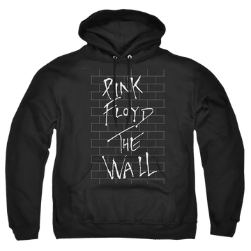 Black pullover hoodie with Roger Waters The Wall 2 graphic