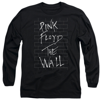 Black men's long sleeve t-shirt with Roger Waters The Wall 2 graphic