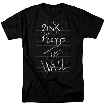 Black men's regular fit t-shirt with Roger Waters The Wall 2 graphic