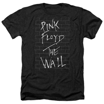 Charcoal men's heather t-shirt with Roger Waters The Wall 2 graphic