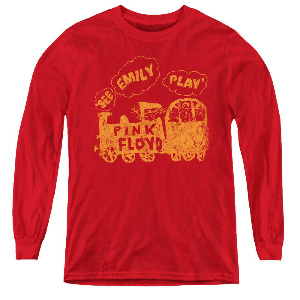 Pink Floyd See Emily Play - Youth Long Sleeve T-Shirt Youth Long Sleeve T-Shirt Pink Floyd