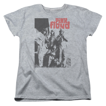 Athletic heather women's t-shirt with Pink Floyd Point Me At The Sky graphic