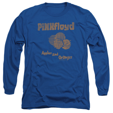 Royal men's long sleeve t-shirt with Pink Floyd Apples And Oranges graphic