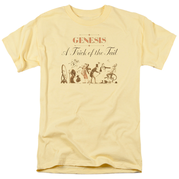 Banana men's regular fit t-shirt with Genesis Trick Of The Tail graphic
