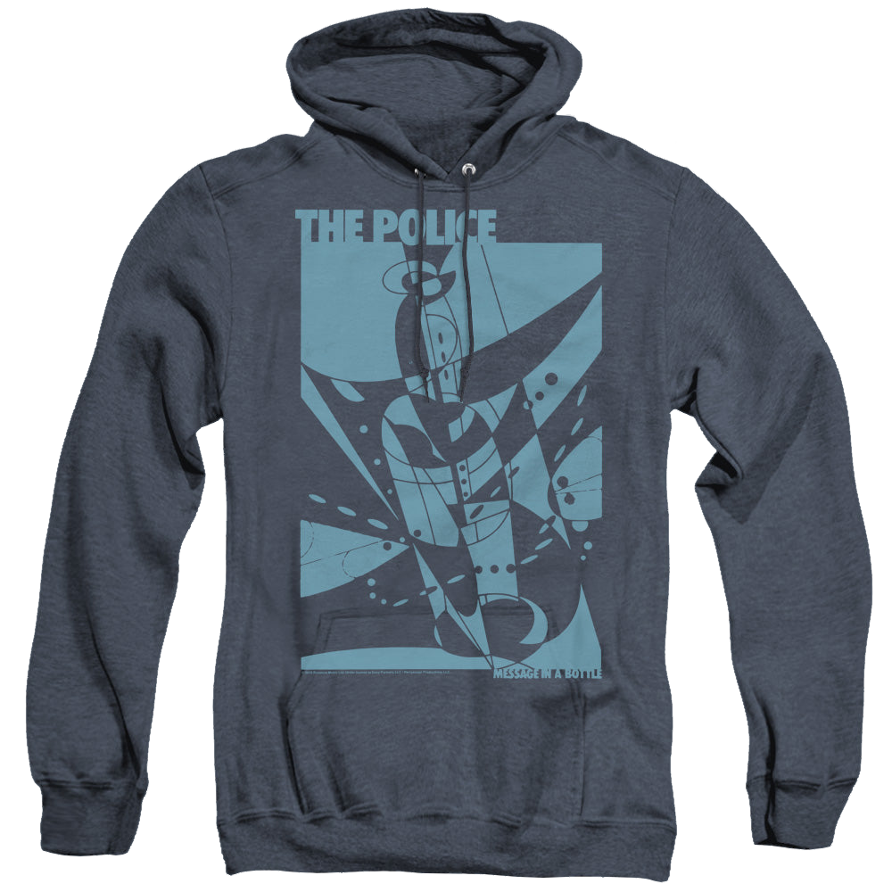 The Police Message In A Bottle - Heather Pullover Hoodie Heather Pullover Hoodie The Police