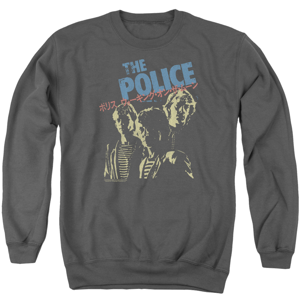 The Police Japanese Poster - Men's Crewneck Sweatshirt Men's Crewneck Sweatshirt The Police
