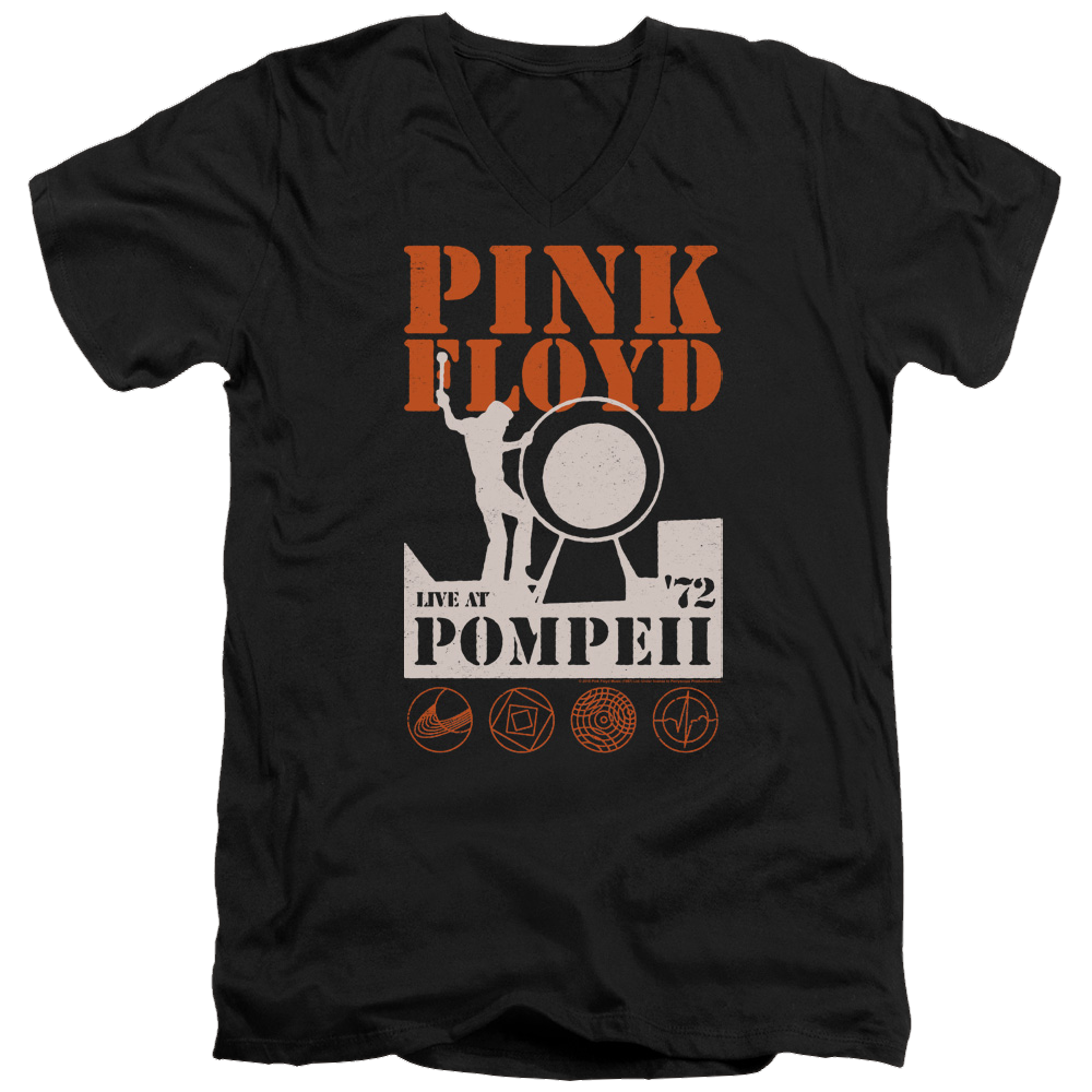 Pink Floyd Pompeii - Men's V-Neck T-Shirt Men's V-Neck T-Shirt Pink Floyd