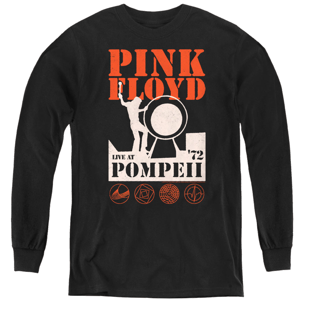 Pink Floyd Pompeii - Youth Long Sleeve T-Shirt Youth Long Sleeve T-Shirt Pink Floyd