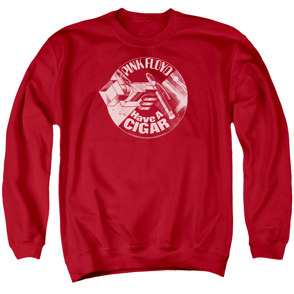 Pink Floyd Just A Cigar - Men's Crewneck Sweatshirt Men's Crewneck Sweatshirt Pink Floyd