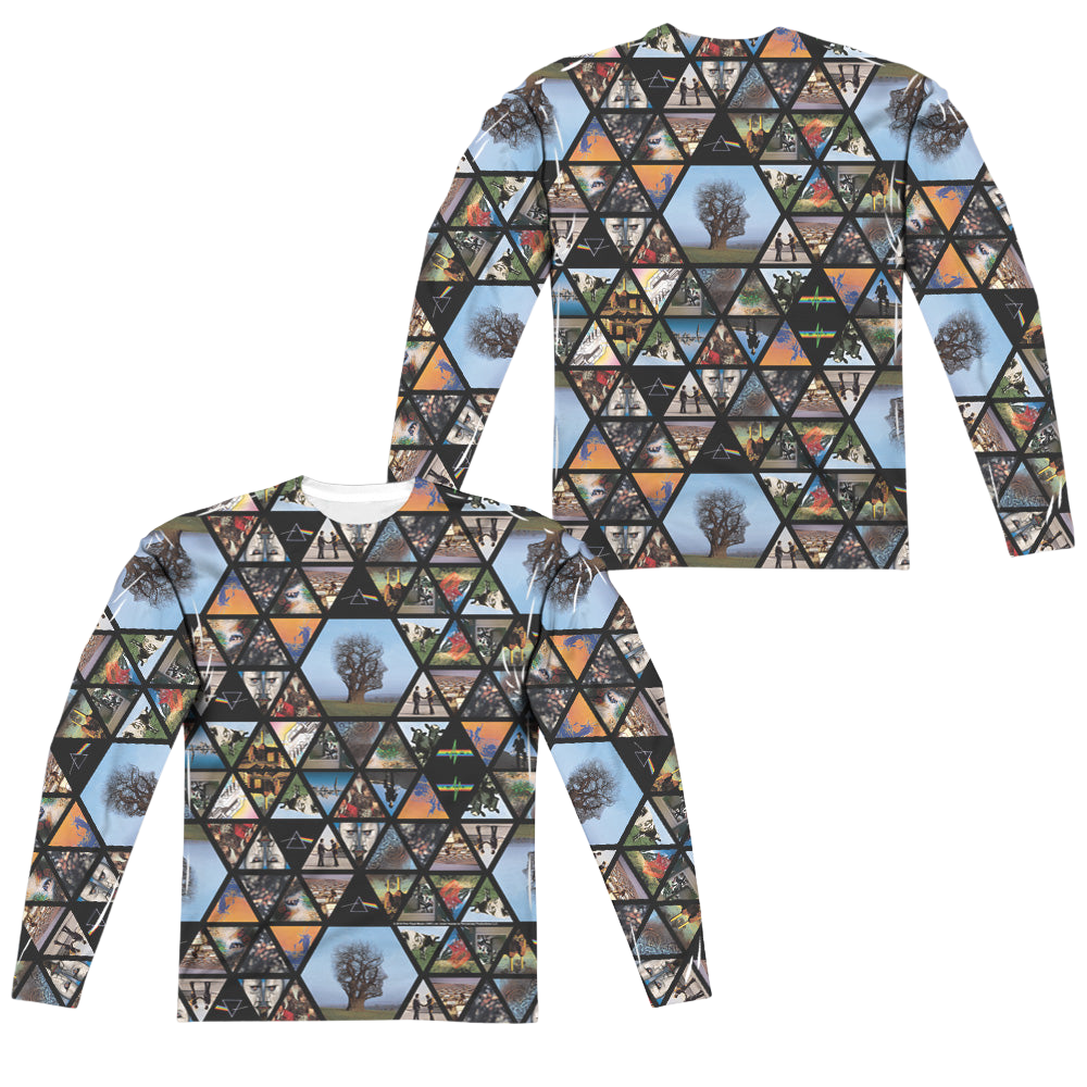 Pink Floyd Photographs (Front/Back Print) - Men's All-Over Print Long Sleeve Men's All-Over Print Long Sleeve Pink Floyd