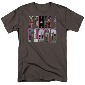 Charcoal men's regular fit t-shirt with Pink Floyd Cover graphic