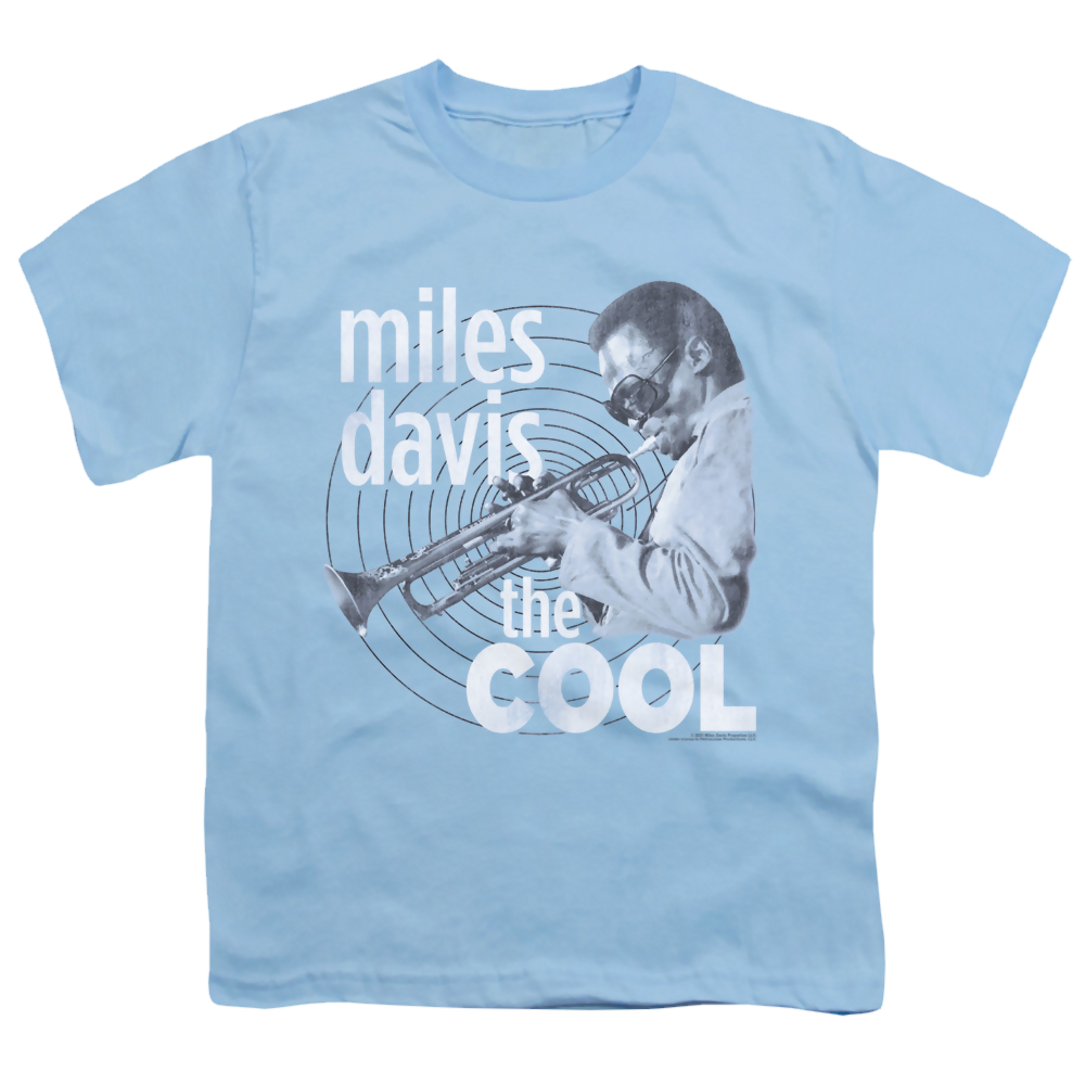 Miles Davis The Cool - Youth T-Shirt Youth T-Shirt (Ages 8-12) Miles Davis