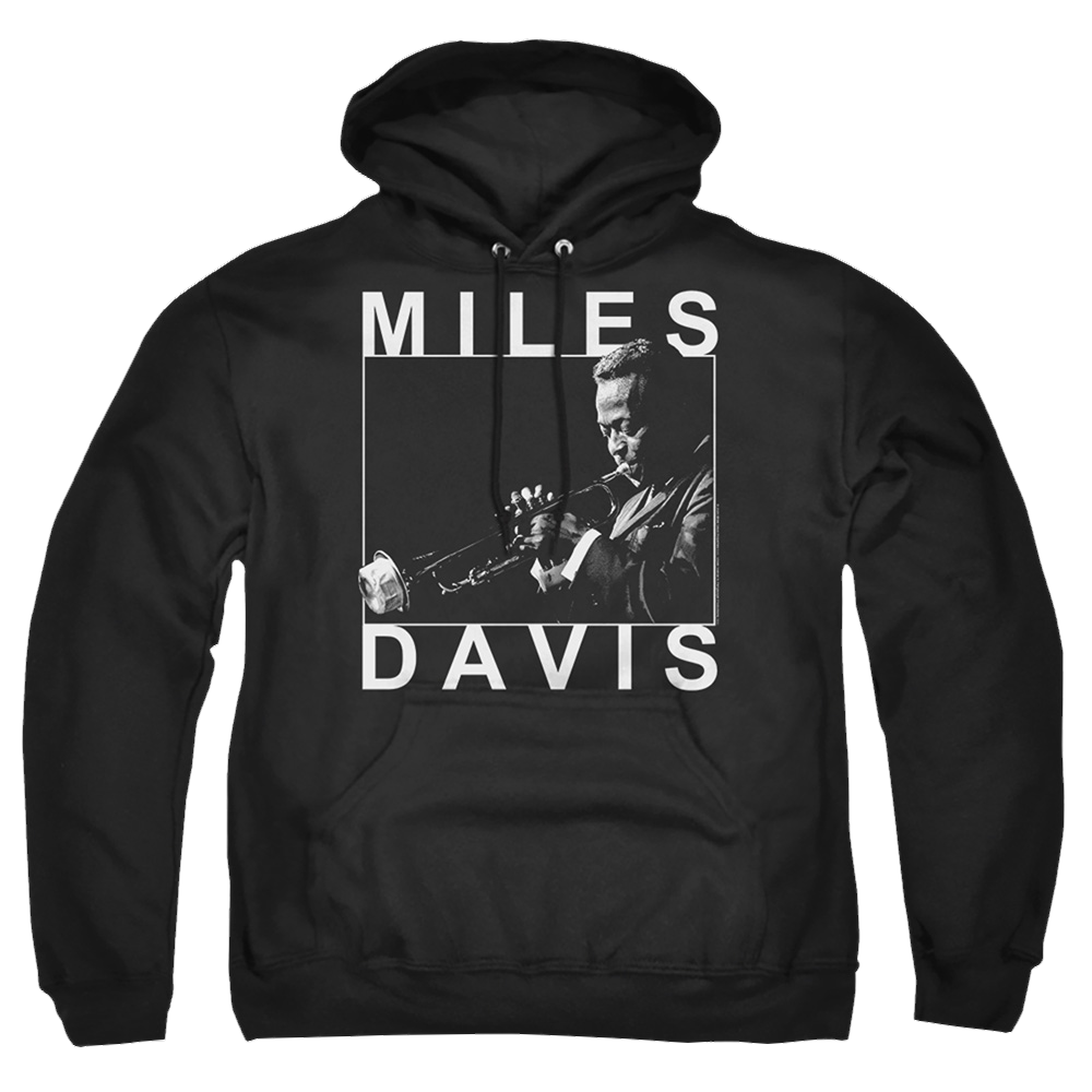 Miles Davis Monochrome - Pullover Hoodie Pullover Hoodie Miles Davis
