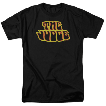 Black men's regular fit t-shirt with Pontiac Judge Logo graphic