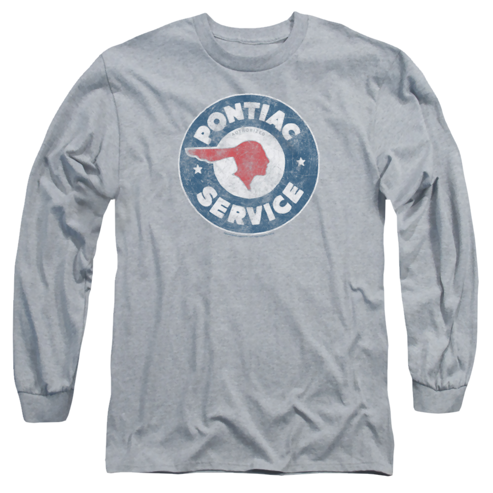 Pontiac Vintage Pontiac Service Men's Long Sleeve T-Shirt Men's Long Sleeve T-Shirt Pontiac