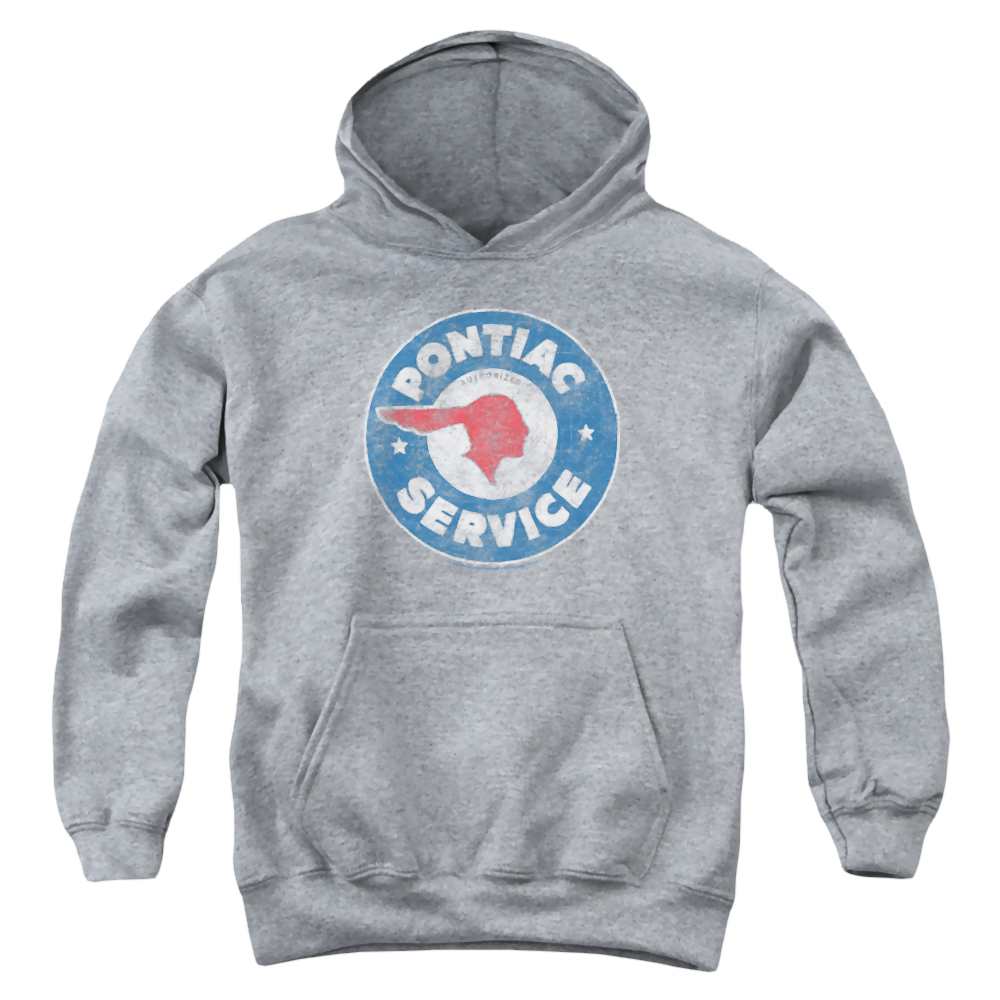 Pontiac Vintage Pontiac Service Youth Hoodie (Ages 8-12) Youth Hoodie (Ages 8-12) Pontiac
