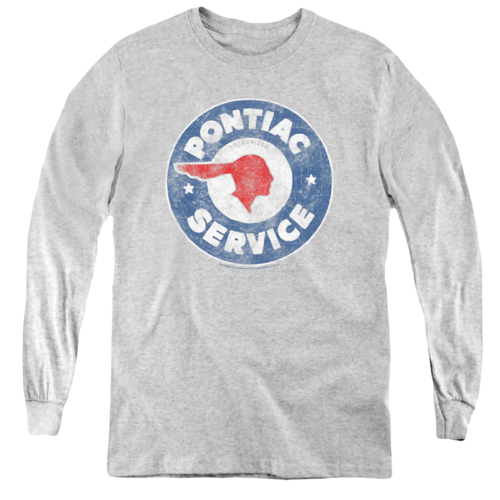 Pontiac Vintage Pontiac Service - Youth Long Sleeve T-Shirt Youth Long Sleeve T-Shirt Pontiac