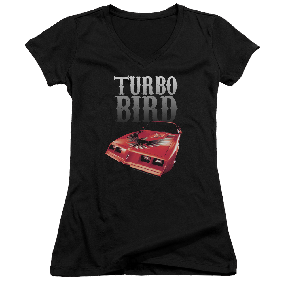 Pontiac Turbo Bird Juniors V-Neck T-Shirt Juniors V-Neck T-Shirt Pontiac