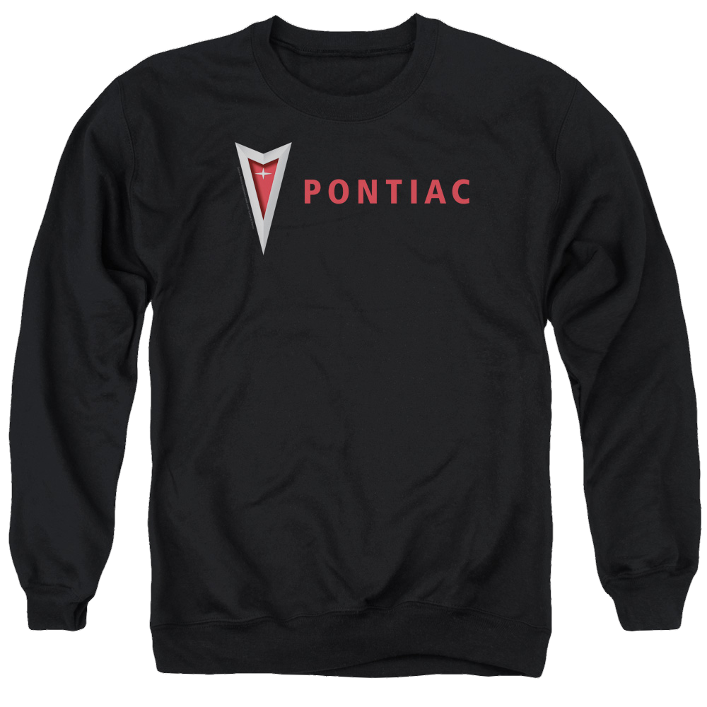 Pontiac Modern Pontiac Arrowhead Men's Crewneck Sweatshirt Men's Crewneck Sweatshirt Pontiac