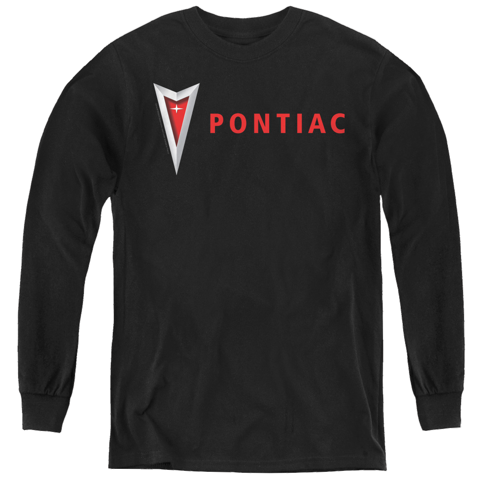 Pontiac Modern Pontiac Arrowhead - Youth Long Sleeve T-Shirt Youth Long Sleeve T-Shirt Pontiac