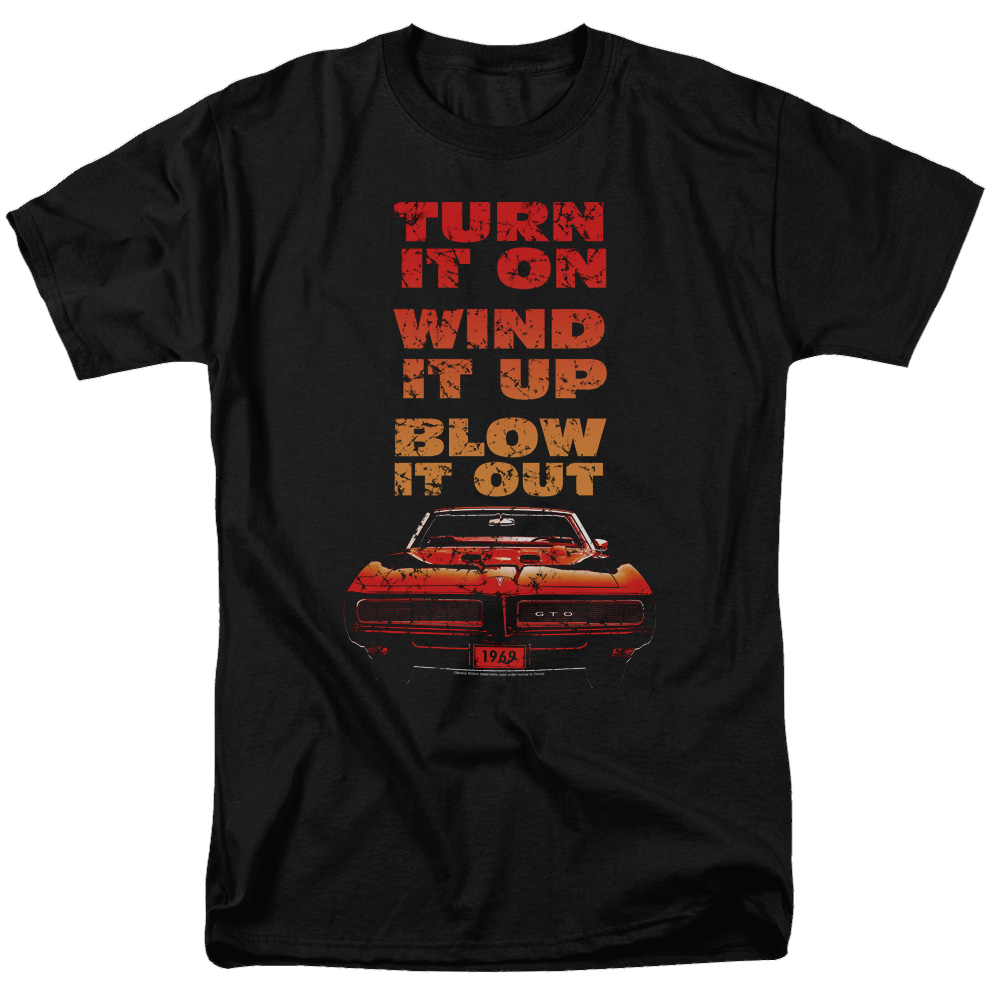 Pontiac Blow It Out Gto Men's Regular Fit T-Shirt Men's Regular Fit T-Shirt Pontiac