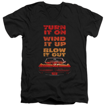 Pontiac Blow It Out Gto Men's V-Neck T-Shirt Men's V-Neck T-Shirt Pontiac