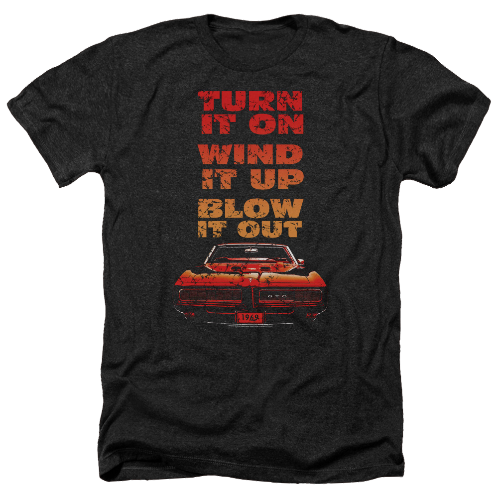 Pontiac Blow It Out Gto Men's Heather T-Shirt Men's Heather T-Shirt Pontiac
