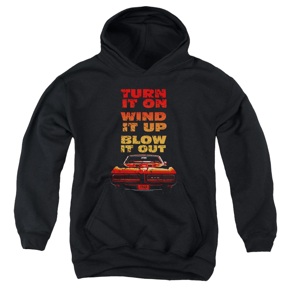 Pontiac Blow It Out Gto Youth Hoodie (Ages 8-12) Youth Hoodie (Ages 8-12) Pontiac