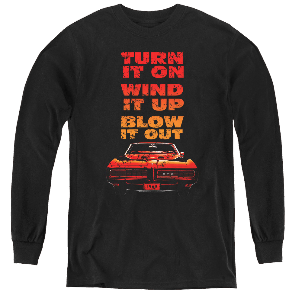 Pontiac Blow It Out Gto - Youth Long Sleeve T-Shirt Youth Long Sleeve T-Shirt Pontiac