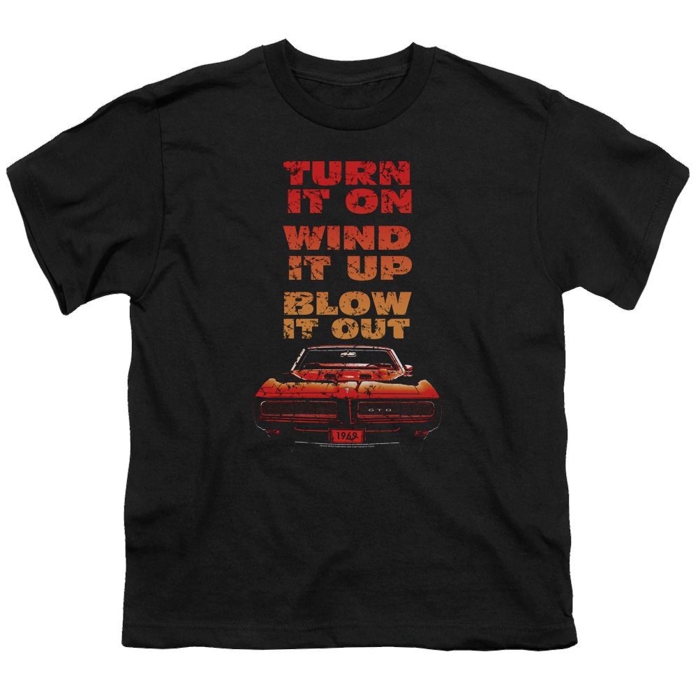 Pontiac Blow It Out Gto Youth T-Shirt (Ages 8-12) Youth T-Shirt (Ages 8-12) Pontiac
