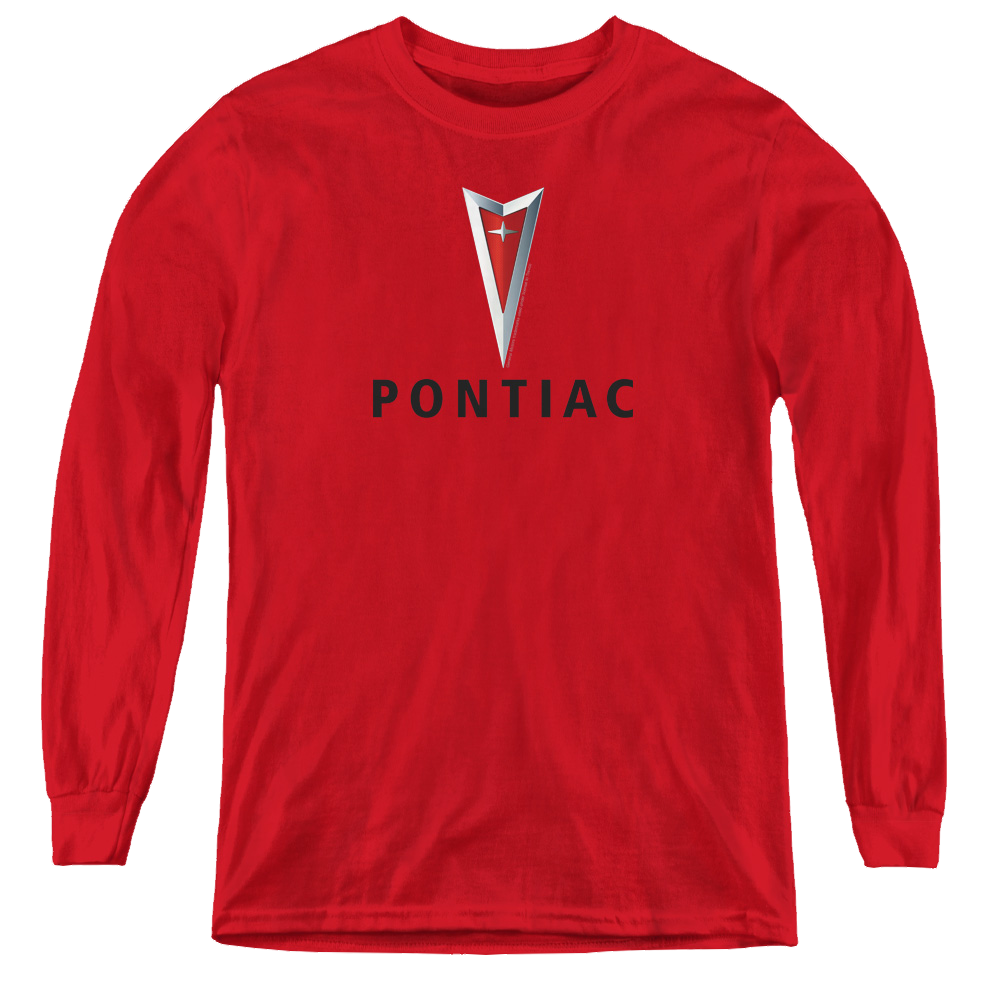 Pontiac Centered Arrowhead - Youth Long Sleeve T-Shirt Youth Long Sleeve T-Shirt Pontiac