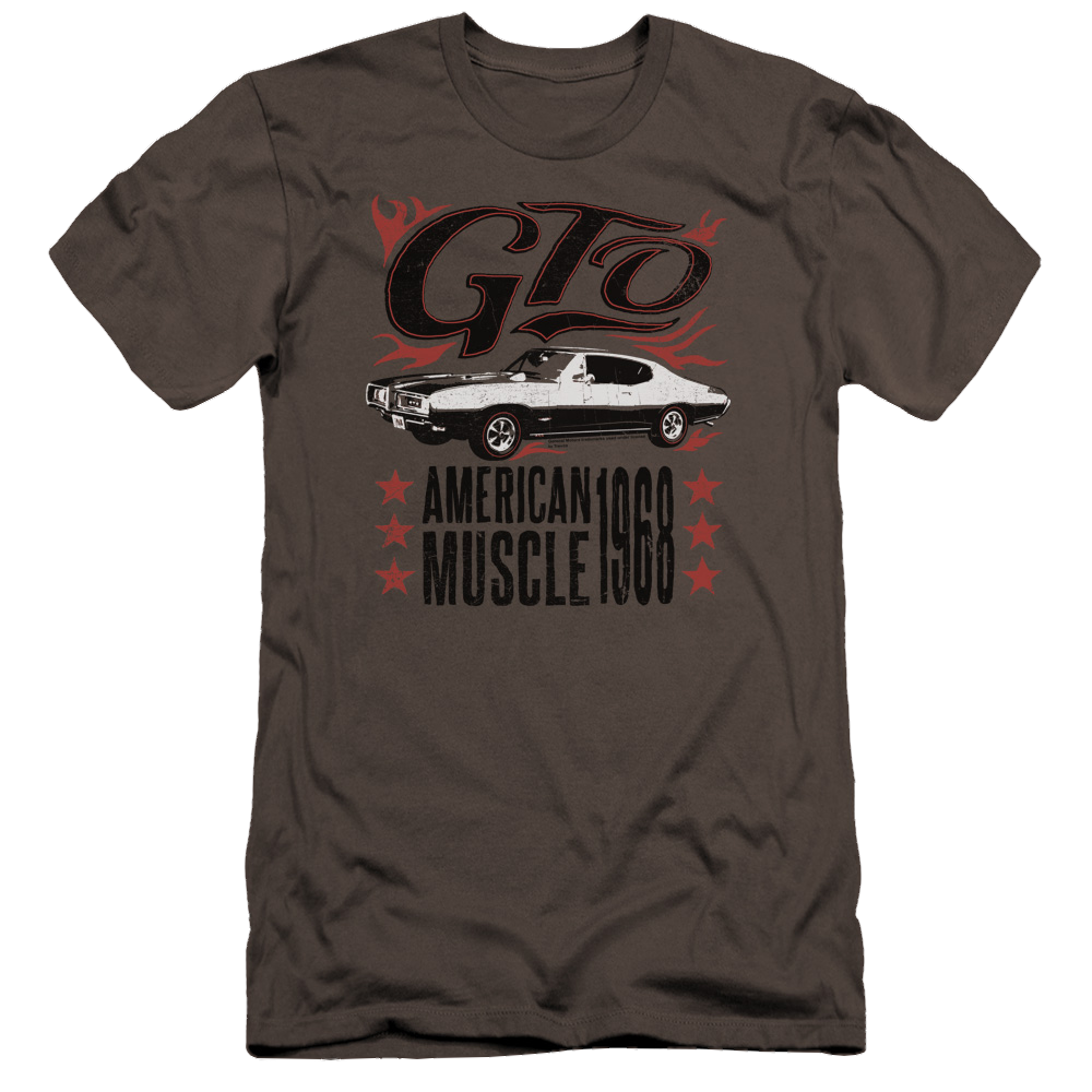Pontiac Gto Flames Men's Premium Slim Fit T-Shirt Men's Premium Slim Fit T-Shirt Pontiac