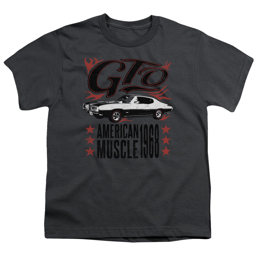 Pontiac Gto Flames Youth T-Shirt (Ages 8-12) Youth T-Shirt (Ages 8-12) Pontiac