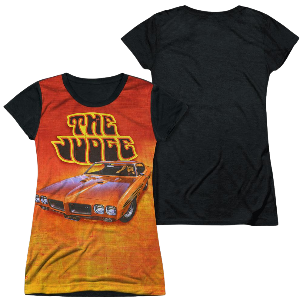 Chevrolet The Judge - Juniors Black Back T-Shirt Juniors Black Back T-Shirt Pontiac