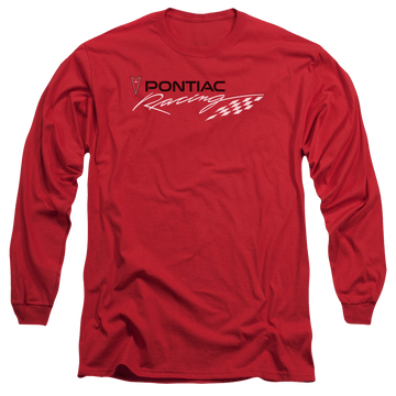 Pontiac Red Pontiac Racing Men's Long Sleeve T-Shirt Men's Long Sleeve T-Shirt Pontiac