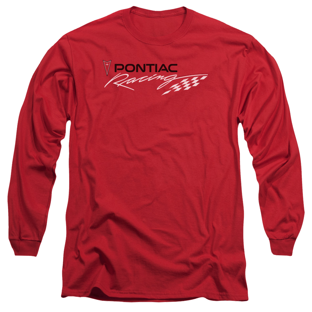 Pontiac Red Pontiac Racing Men's Long Sleeve T-Shirt Men's Long Sleeve T-Shirt Pontiac