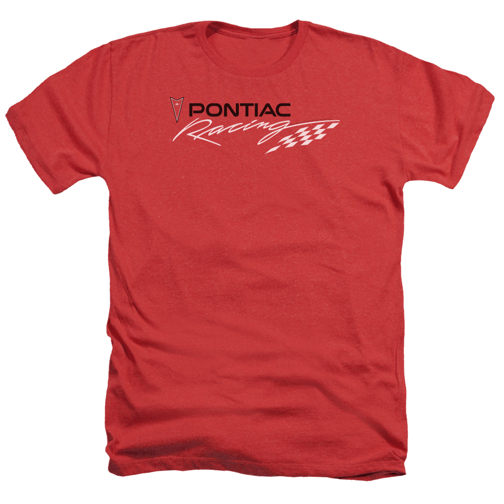 Pontiac Red Pontiac Racing Men's Heather T-Shirt Men's Heather T-Shirt Pontiac