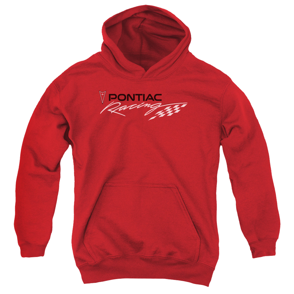 Pontiac Red Pontiac Racing Youth Hoodie (Ages 8-12) Youth Hoodie (Ages 8-12) Pontiac