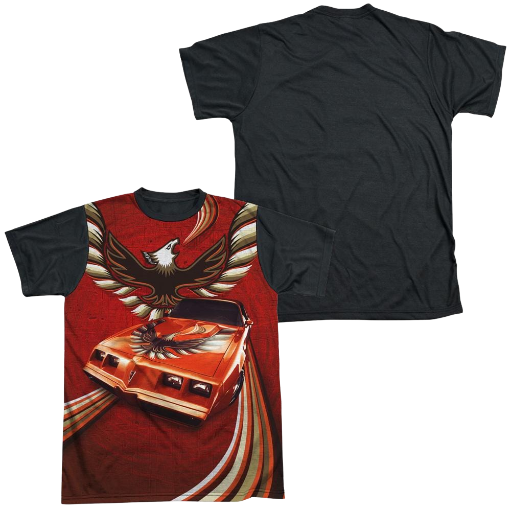Pontiac Firebird Flames Men's Black Back T-Shirt Men's Black Back T-Shirt Pontiac
