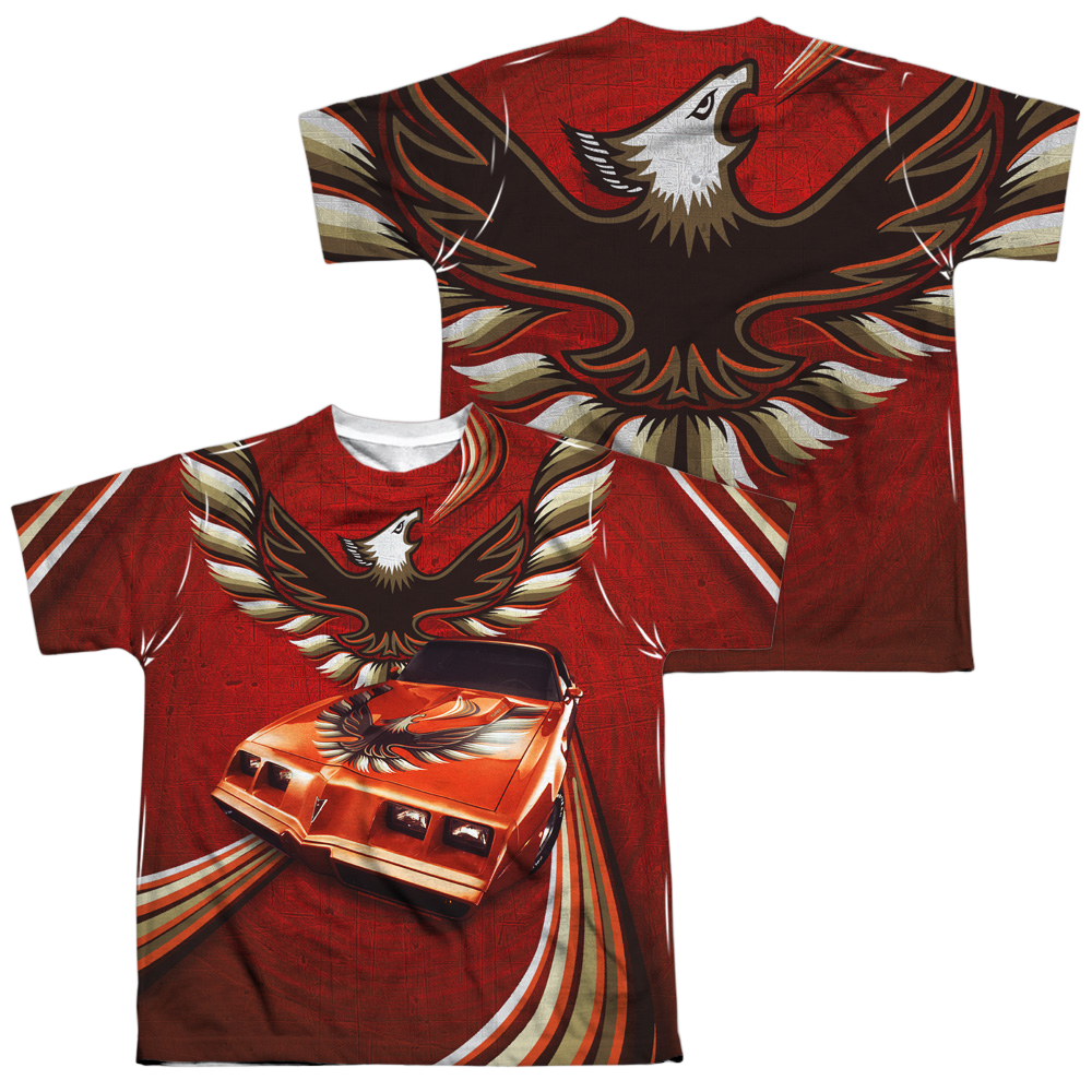 Pontiac Firebird Flames Youth All-Over Print T-Shirt (Ages 8-12) Youth All-Over Print T-Shirt (Ages 8-12) Pontiac