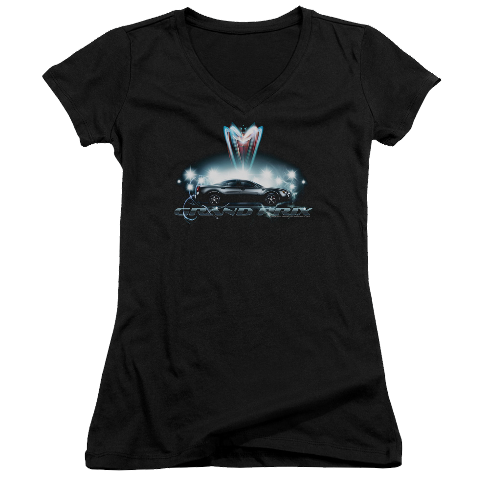 Pontiac Silver Grand Am Juniors V-Neck T-Shirt Juniors V-Neck T-Shirt Pontiac